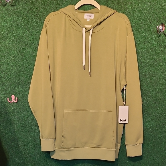 490 Feat Men's Olive Hoodie Sweater